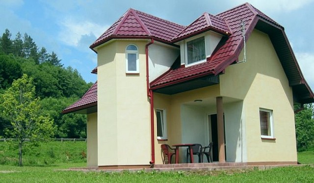 Sypialnia w domku w Bieszczadach - komfortowy wypoczynek